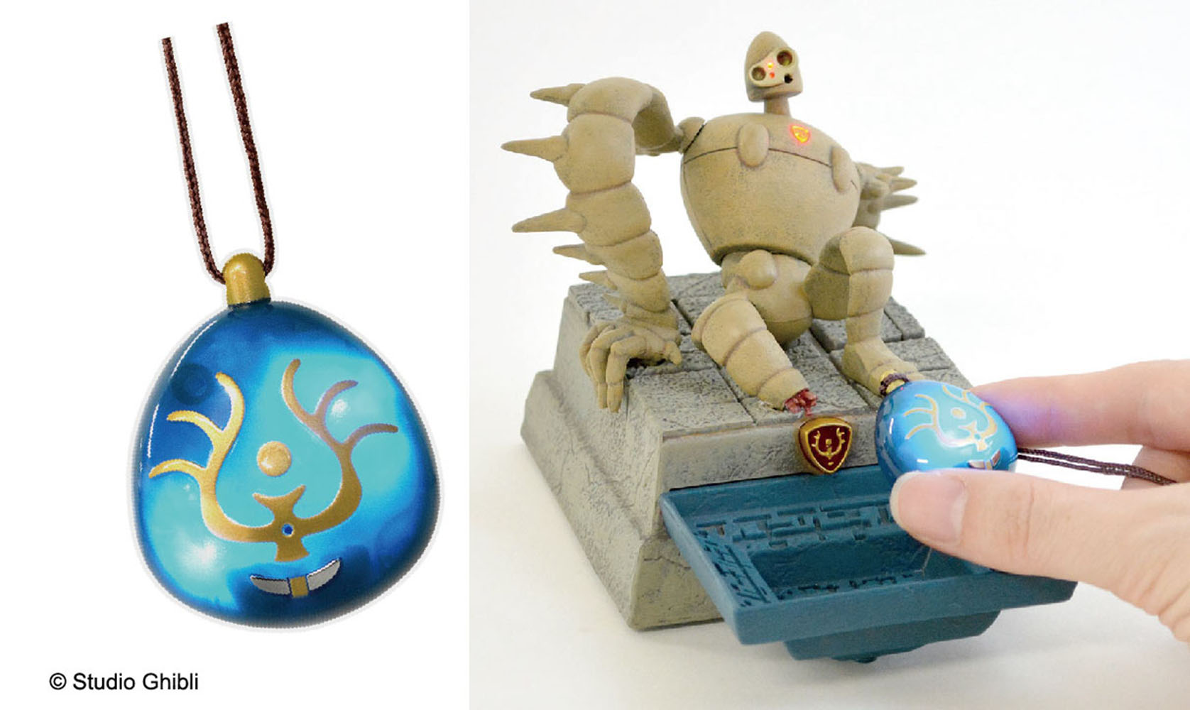 本物そっくりな天空の城ラピュタの「飛行石」がペンダントになった