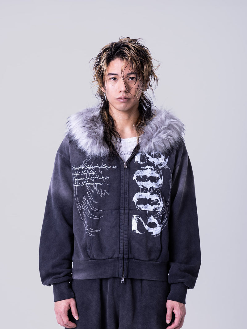 Judgment Fur Zip Hoodie – YZ