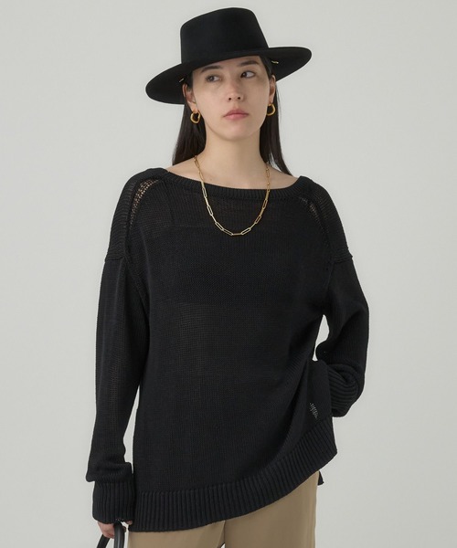 Chaos（カオス） ニット セーター /シルクコンリリー 2WAY Vネック