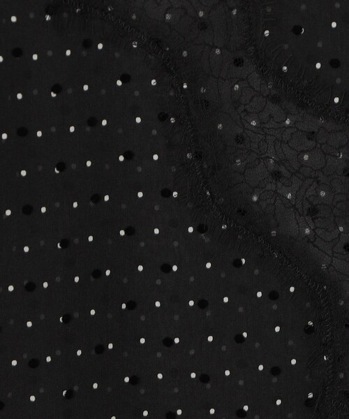 DES PRES（デプレ） シャツ ブラウス シルクドットプリント レギュラー