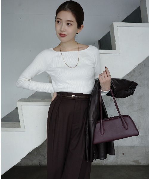 anuans（アニュアンス） ニット セーター シルクカシミアブレンド