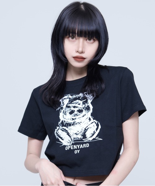 OY（オーワイ） tシャツ SKETCH ODOLLY CROP T/スケッチオードリー
