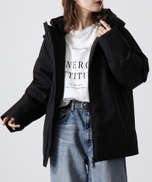 MMMM ダウンジャケット ダウン フードダウンジャケット/撥水/防風