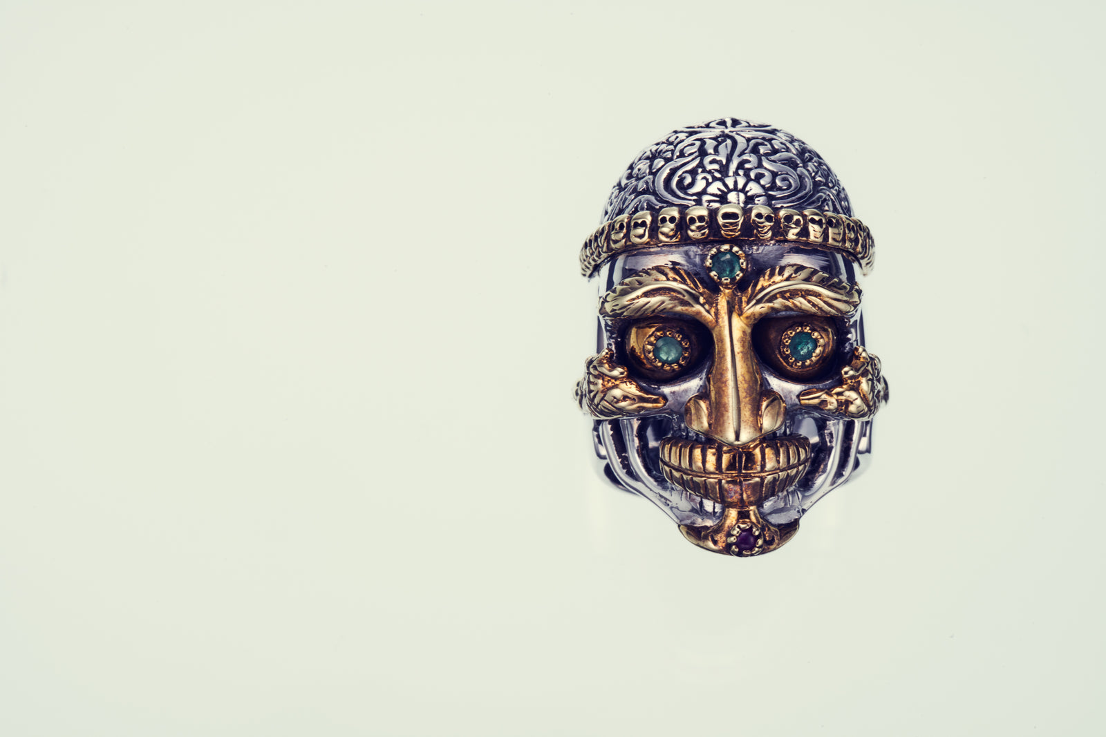 Tibetan Monk Skull Ring｜チベタン・モンク・スカル・リング｜ZOCALO