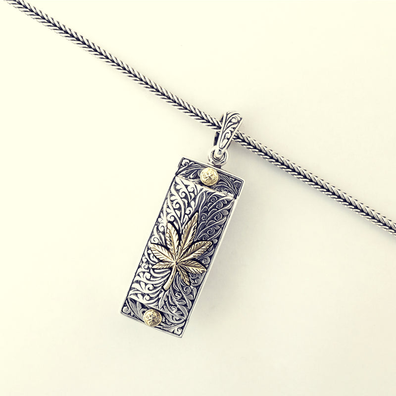 ハーモニカ・ペンダントトップ（Leaf) :Harmonica Pendant : Leaf