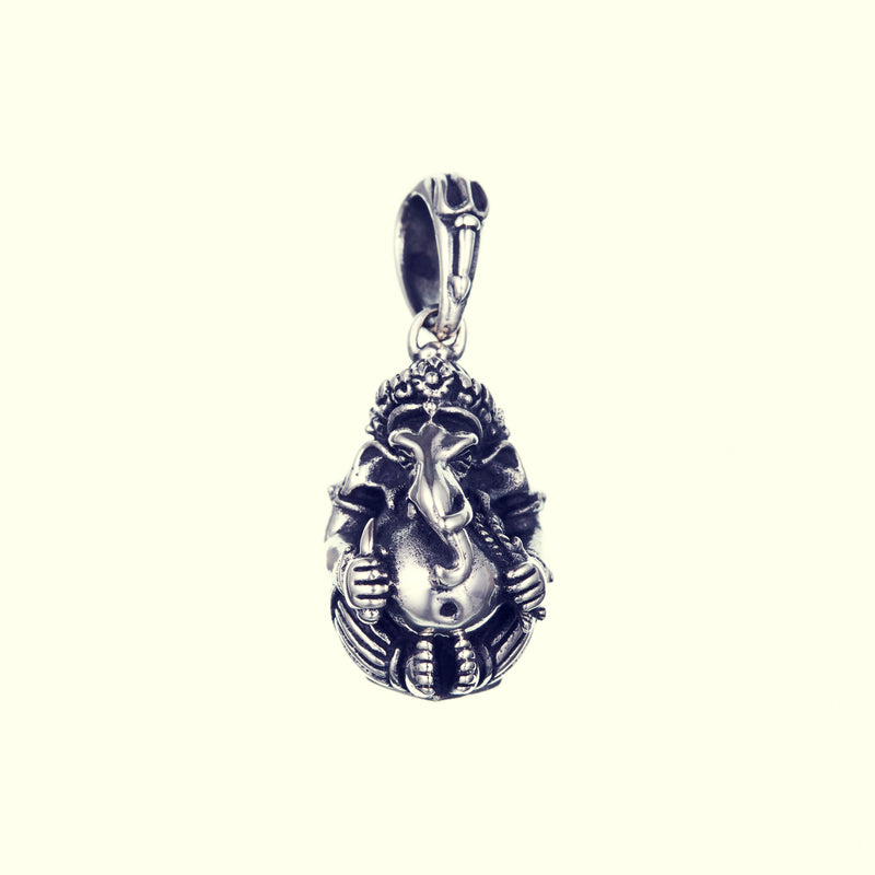 Round Ganesh Pendant : ラウンド・ガネーシャ・ペンダントトップ by