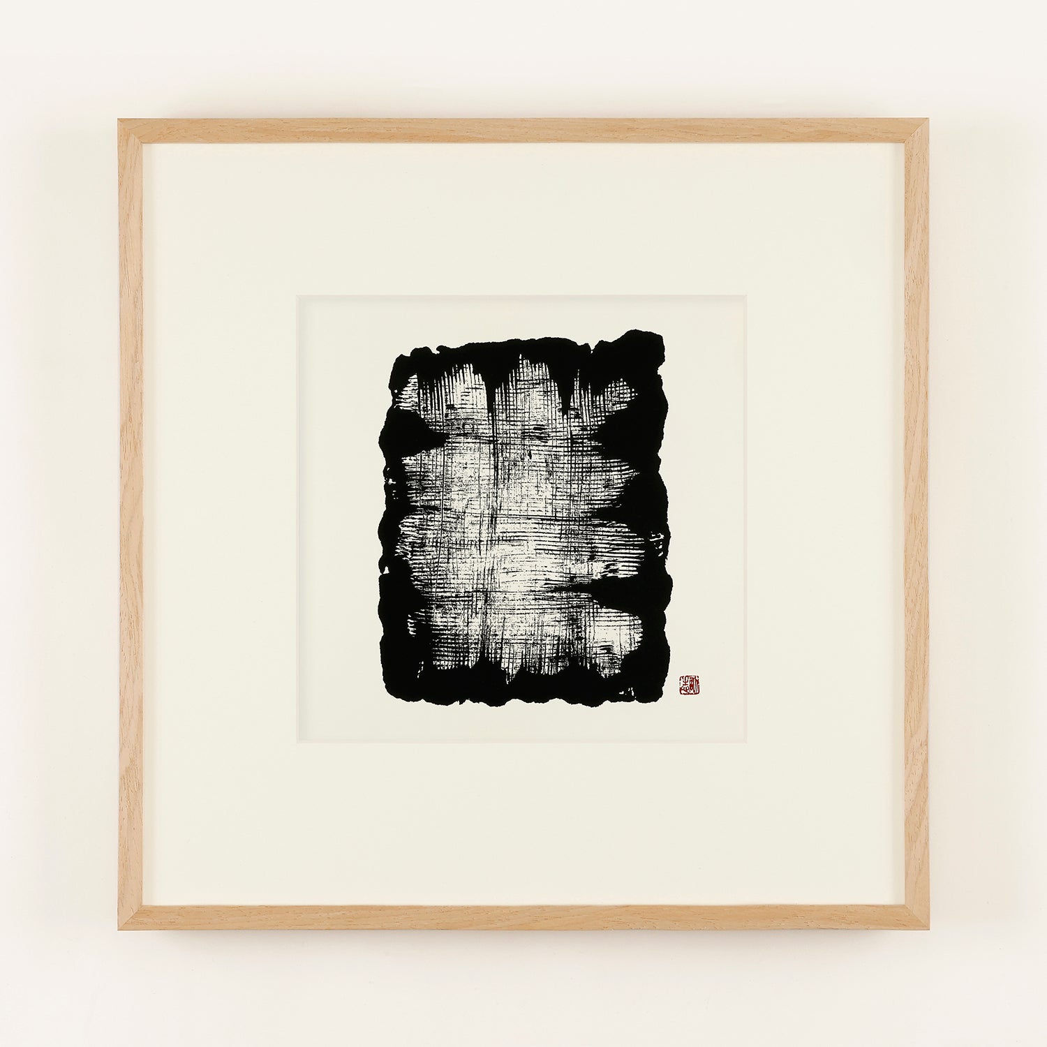 アートポスター | 思廻（シカイ） フレーム50＋額装マット付き – a