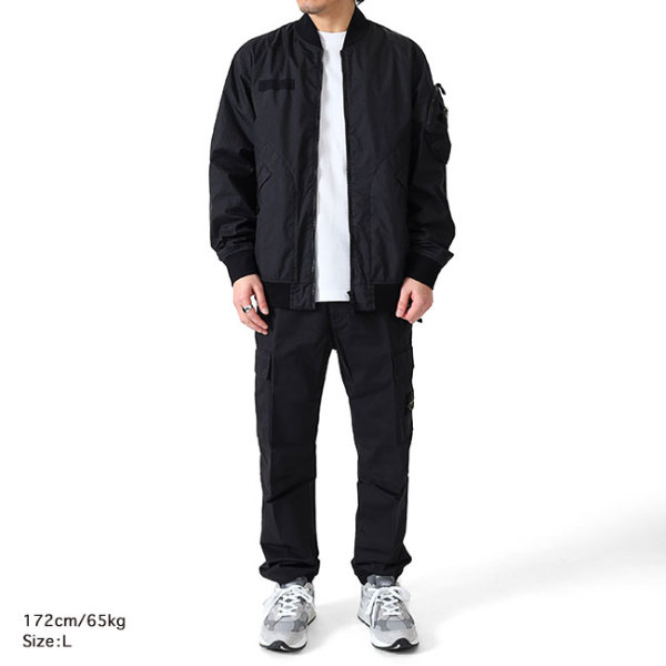 Stone Island ストーンアイランド ガーメントダイ MA-1 ミリタリー