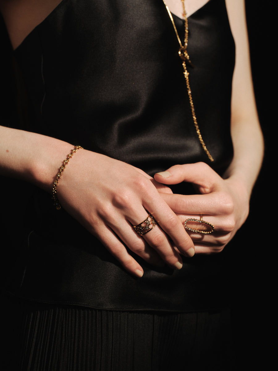 ADER.bijoux（アデルビジュー）｜CUTSTEEL sparkle ring/リング