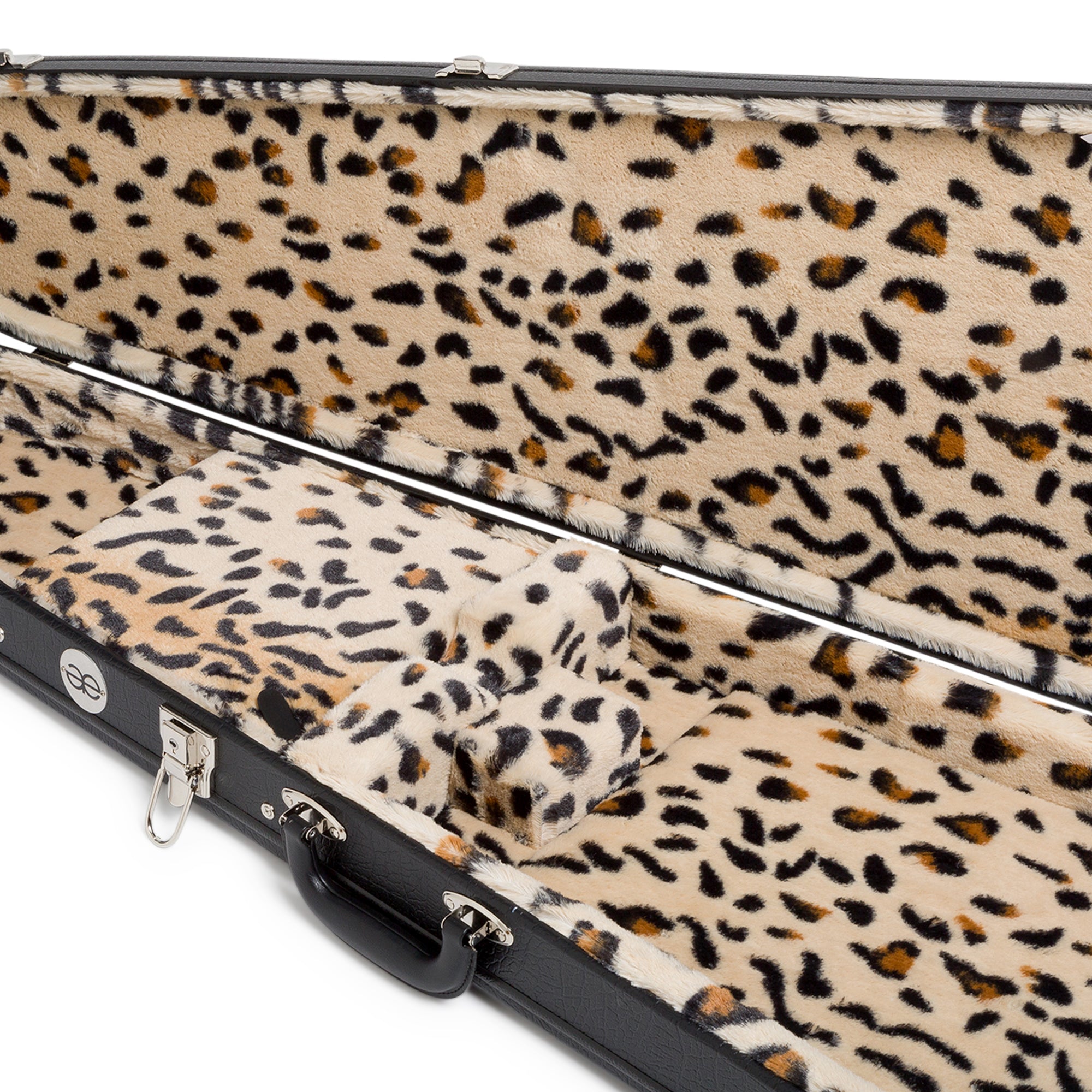 Teardrop Black Tolex & Leopard Plush for Strat/Tele Styles – AE