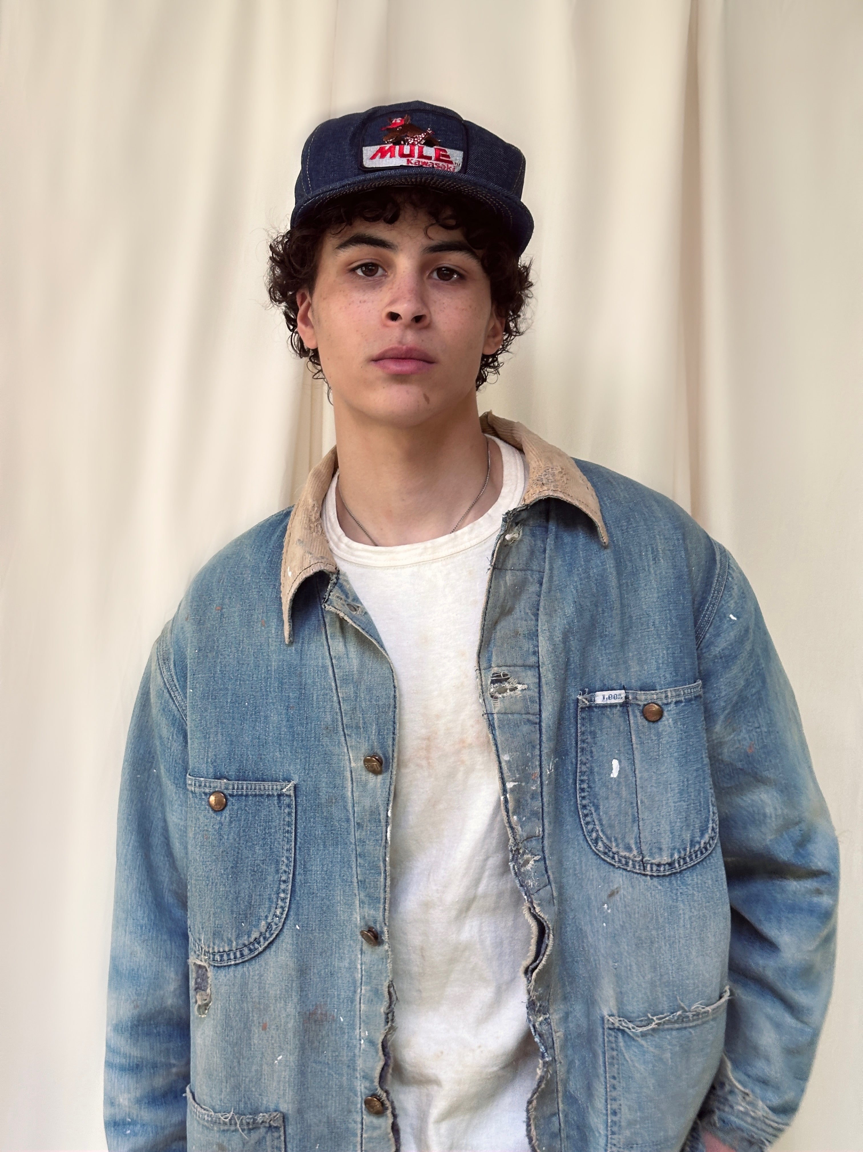 Vintage Deadstock Kawasaki Mule Swingster Denim Hat – Afterlife