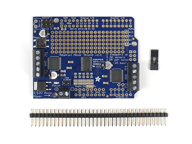 Arduino用モーター・シールドキット: 開発ツール・ボード 秋月電子通商