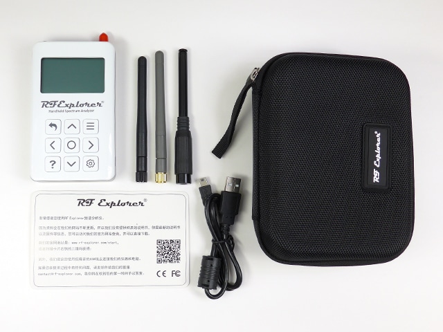 小型スペクトラムアナライザー RF Explorer-6G WB+: 計測器・センサー
