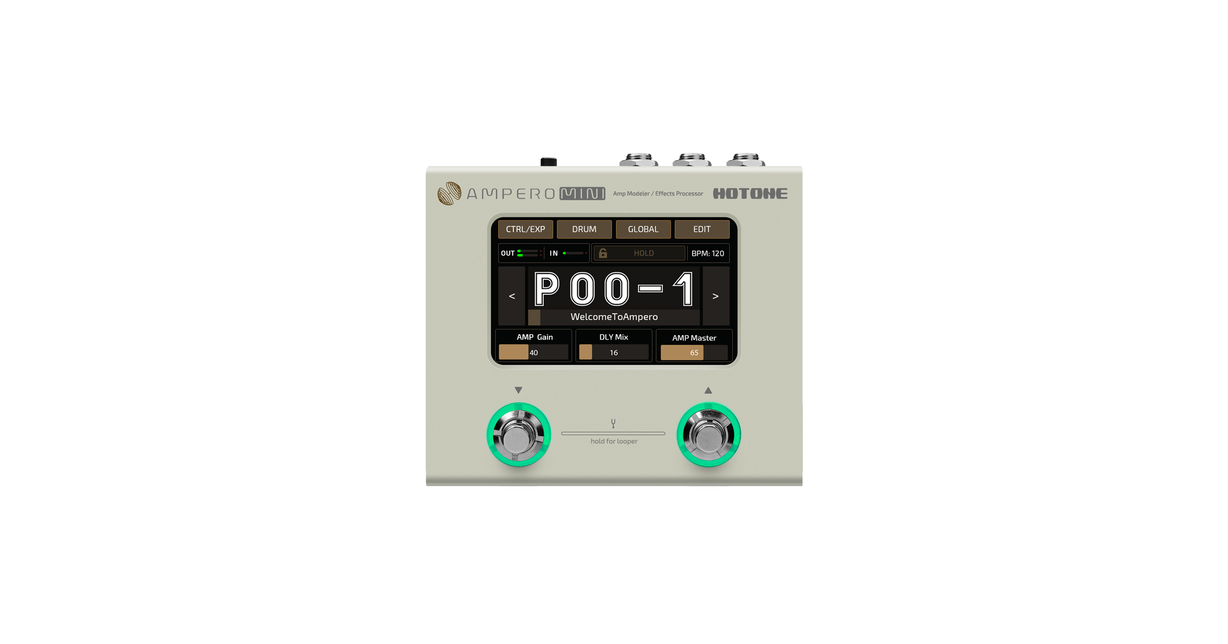 HOTONE | AMPERO Mini | マルチ・エフェクター | 製品情報