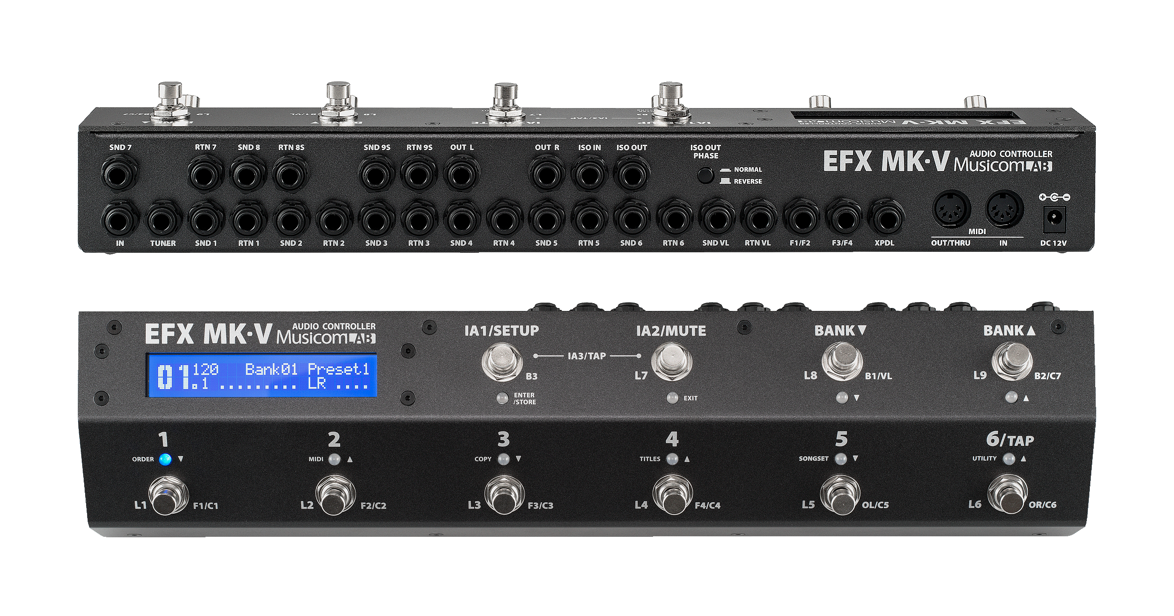 MusicomLAB | EFX MK-V | MIDI ループ・スイッチャー | 製品情報