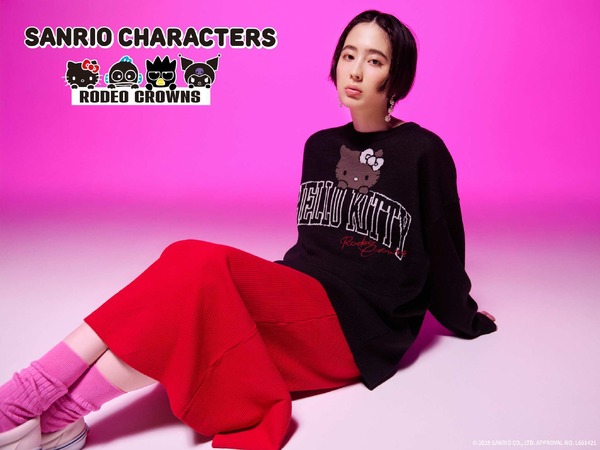 サンリオ」キティちゃんやハンギョドンが、BLACKで“大人かっこいい