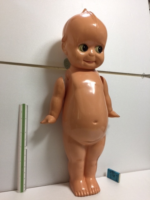 キューピー セルロイド 人形 特大 68．0cm 350g 当時物