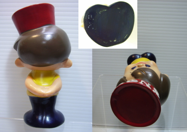 雪印 SNOW坊や ソフビ人形 10．8cm 当時物 企業物 現状 【TO2827】