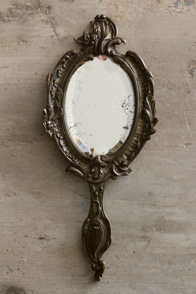 アンティークハンドミラー フランス 手鏡 ルイ15世 【Antiques Truffle