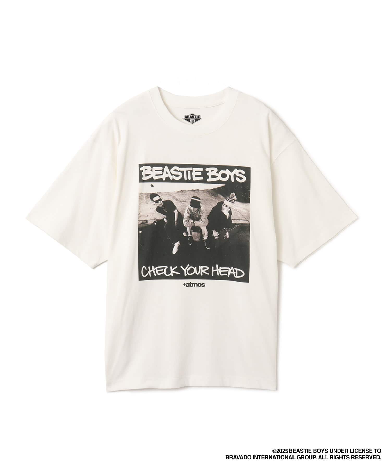 Beastie Boys x atmos Check Your Head T-shirt WHITE（ビースティ