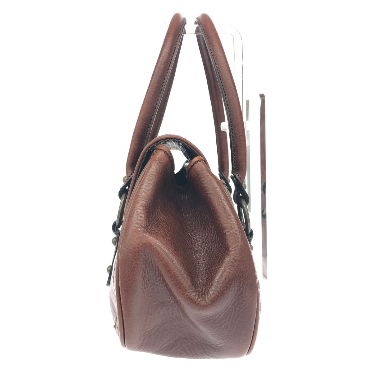 ANNA SUI アナスイ ハンドバッグ レザー ブラウン レディース