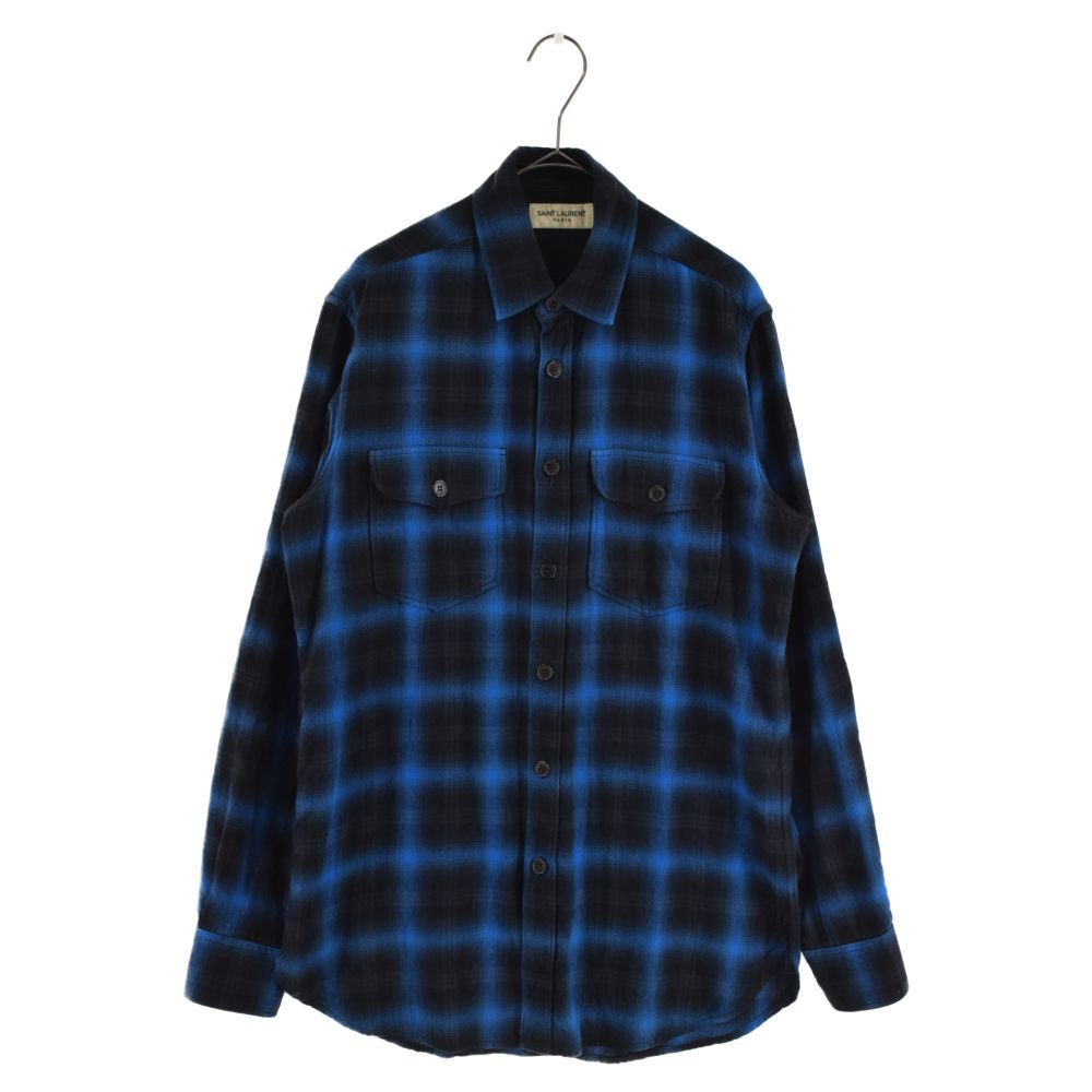 SAINT LAURENT PARIS (サンローランパリ) 16AW CHECK L/S SHIRT 392945