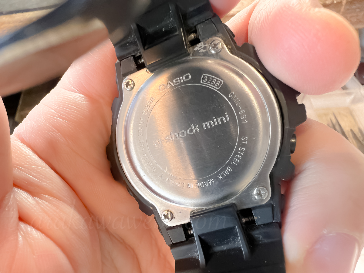 G-SHOCK MINI?!ジーショックミニ？！の電池交換させていただきました