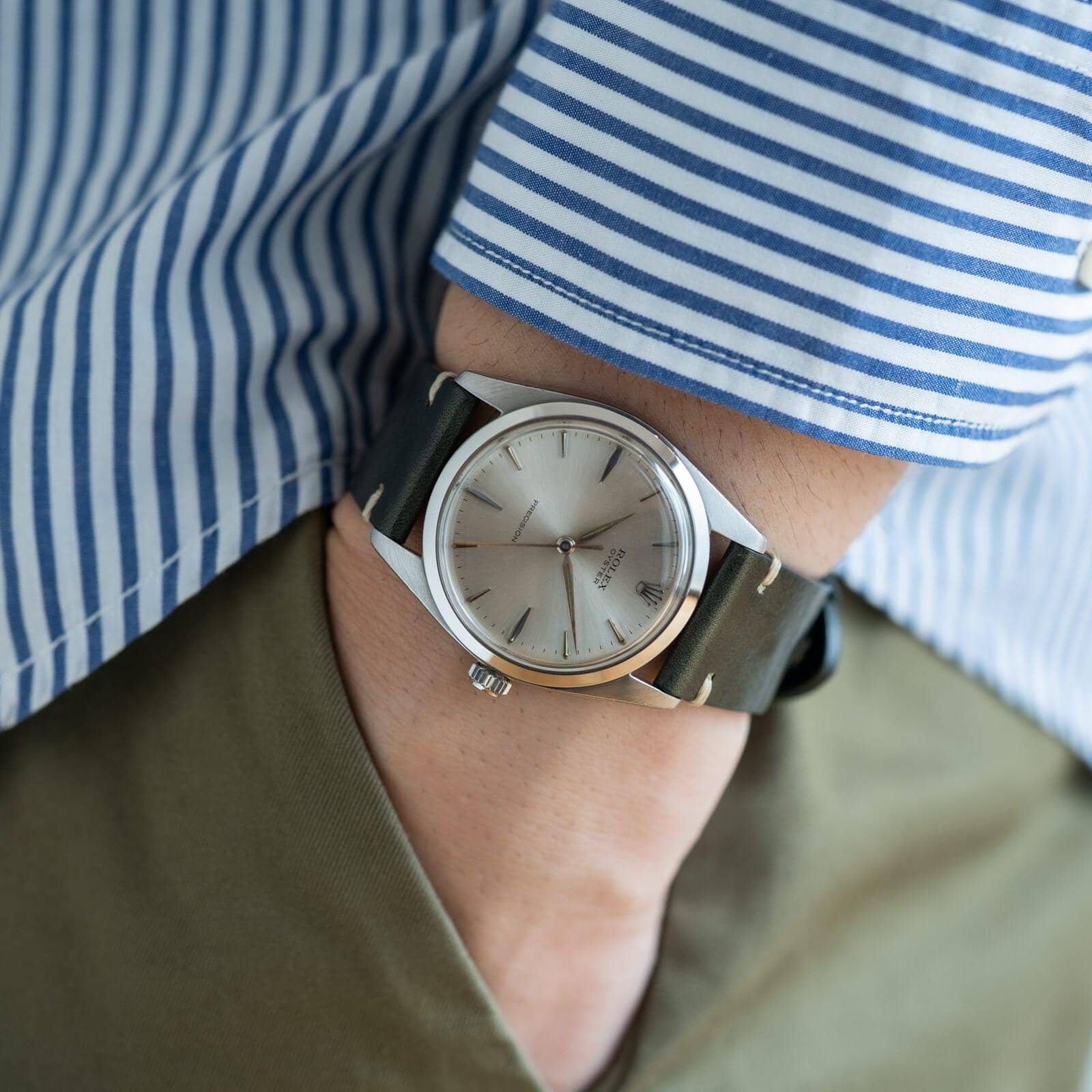 ロレックス オイスタープレシジョン 6424 ビッグオイスター 36mm 1952