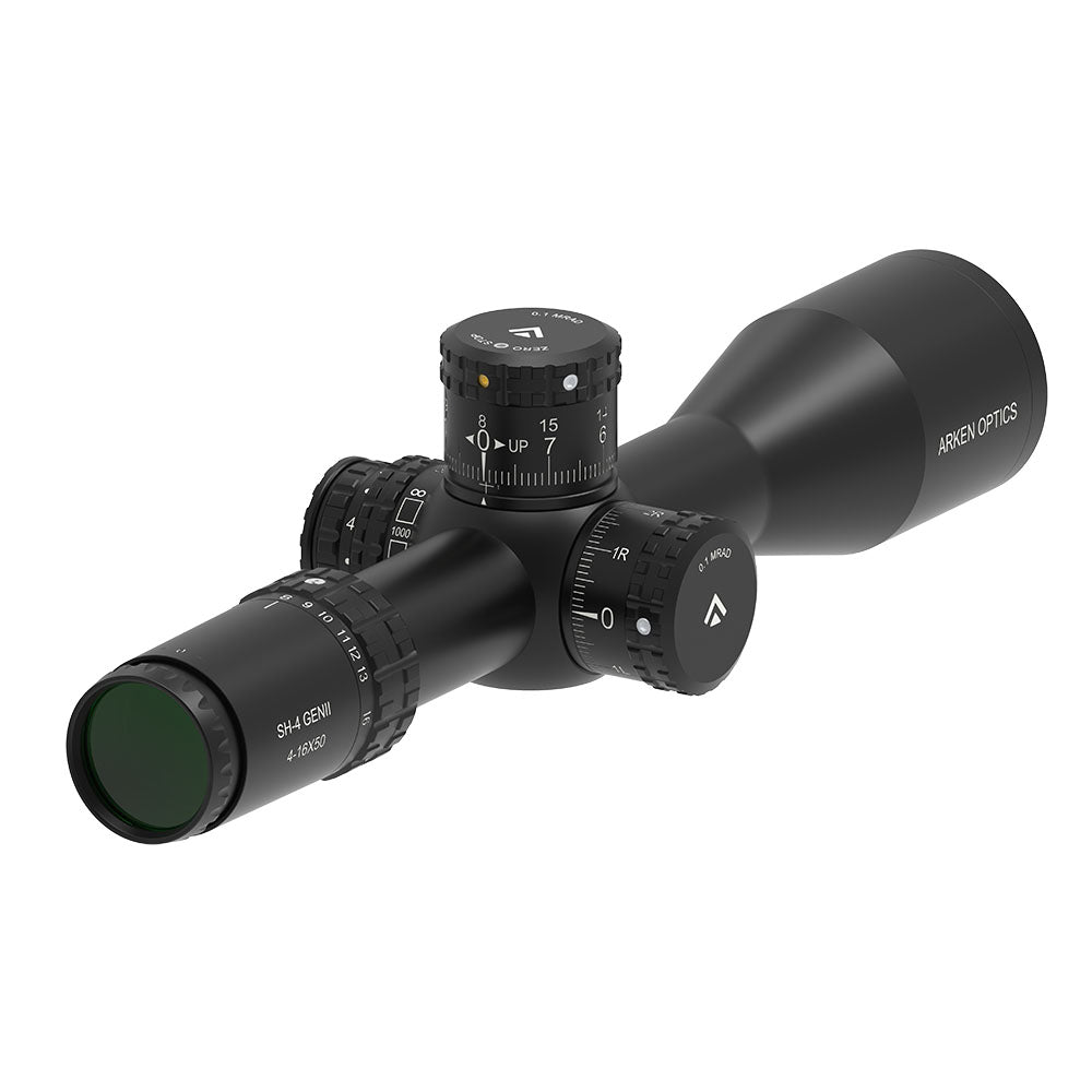 SH-4 4-16X50 GEN2 FFP Illuminated Reticle with Zero Stop - 34mm