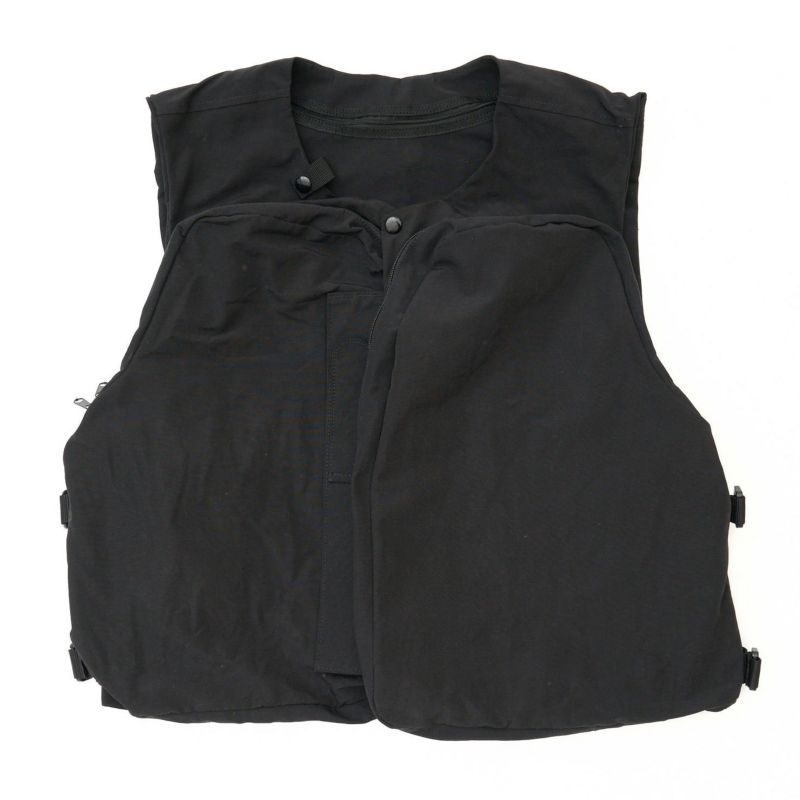 SHRINK NYLON CAMP VEST 2/BLACKシュリンクナイロンキャンプベスト2
