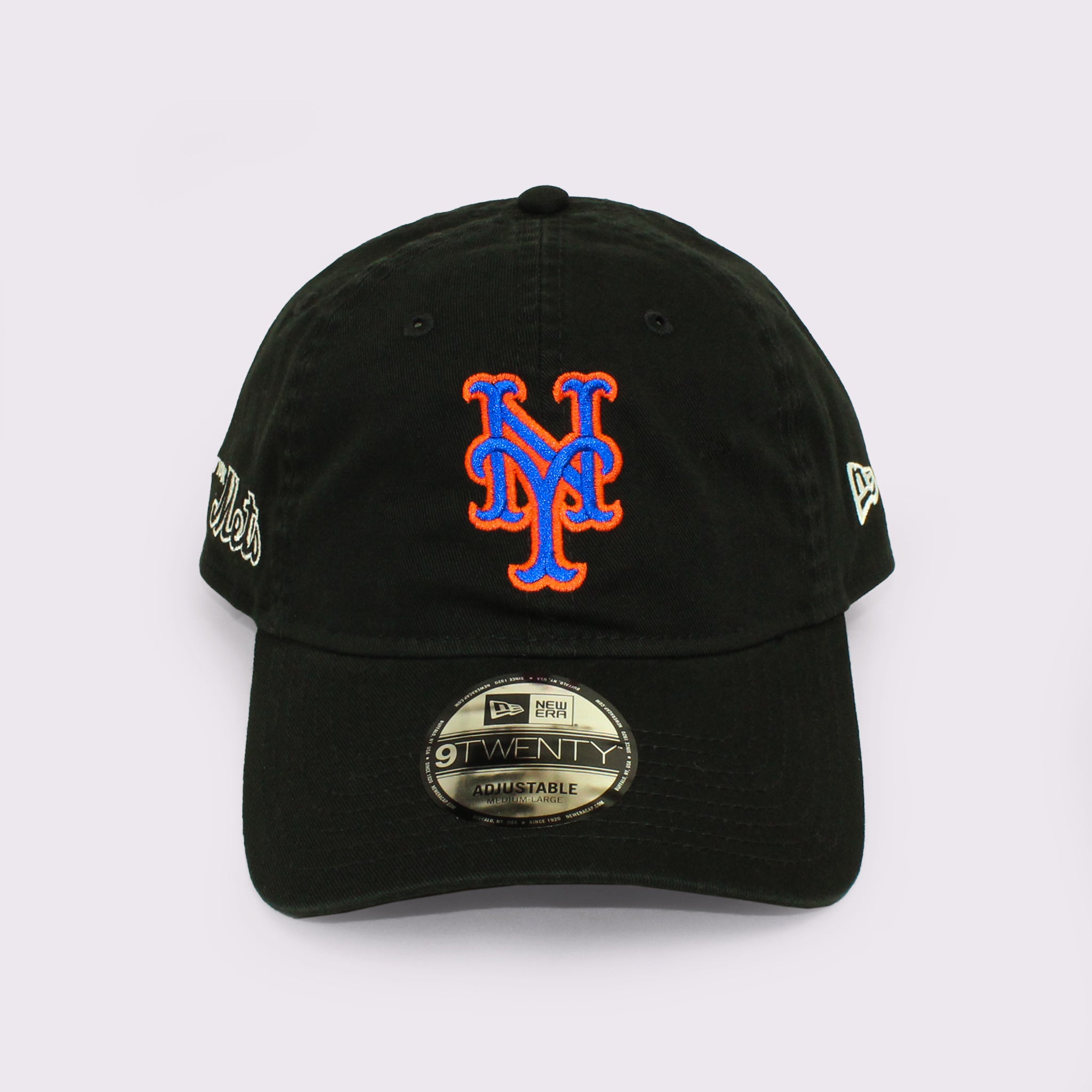 NEW ERA 9TWENTY MLB Side Patch ニューヨーク・メッツ ブラック M/L