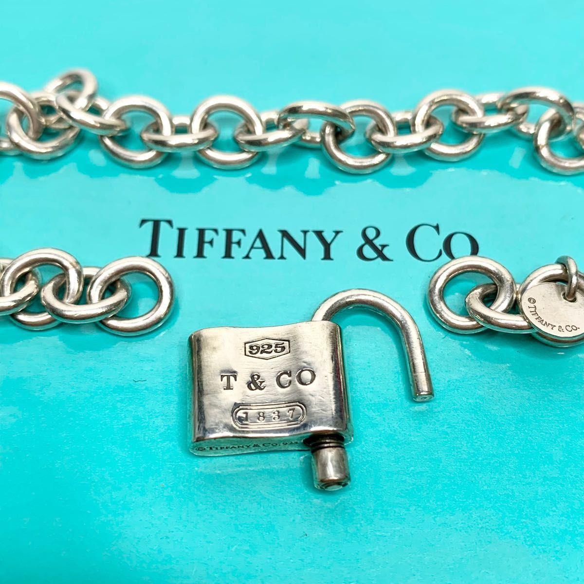 TIFFANY&Co ティファニー カデナ ロック ブレスレット 1837｜Yahoo