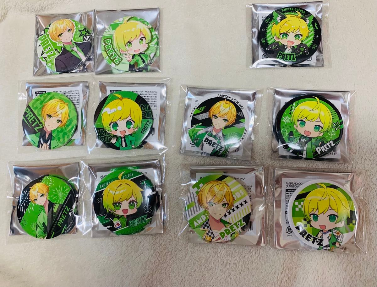 AMPTAKxCOLORS ぷりっつ 缶バッジ｜Yahoo!フリマ（旧PayPayフリマ）