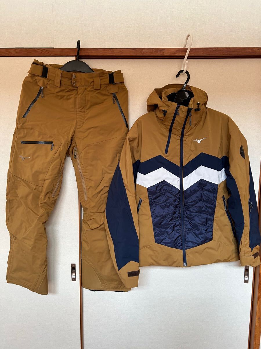 Yahoo!オークション - クリーニング済 mizunoミズノ スキーウエア上下