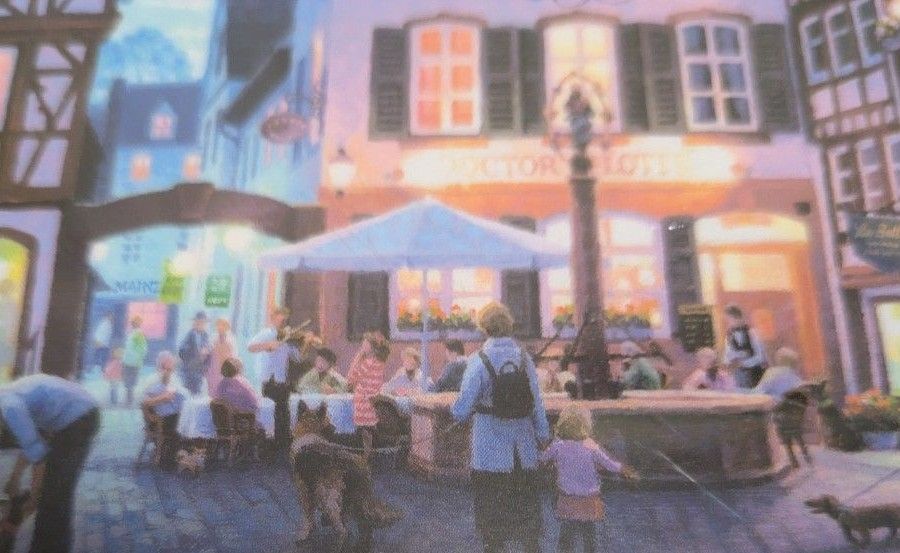 値下げ価格 光るパズル 笹倉鉄平 散歩の時間に ジグソーパズル 500