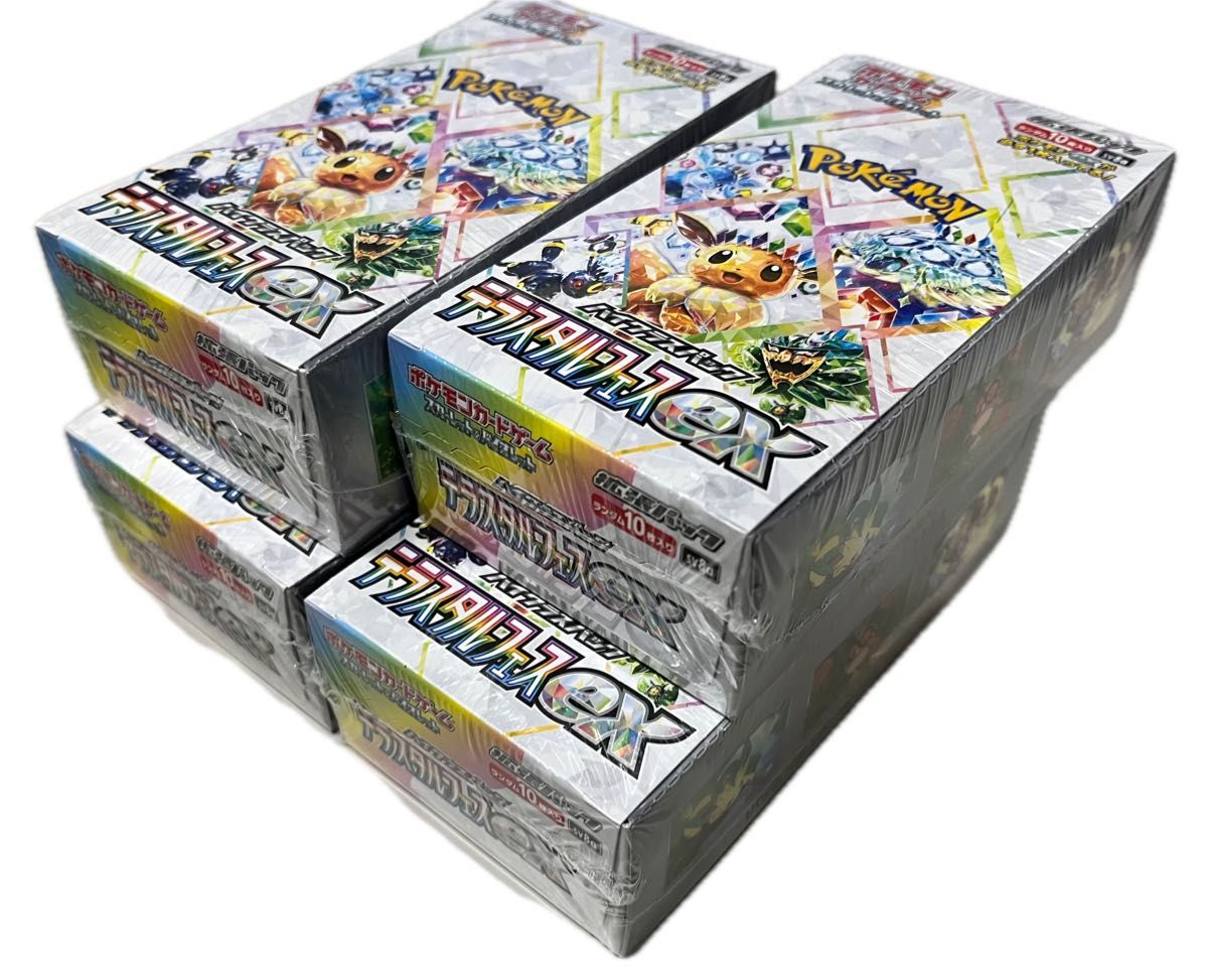ポケモンカードゲーム テラスタルフェスex 4box シュリンク付き｜Yahoo
