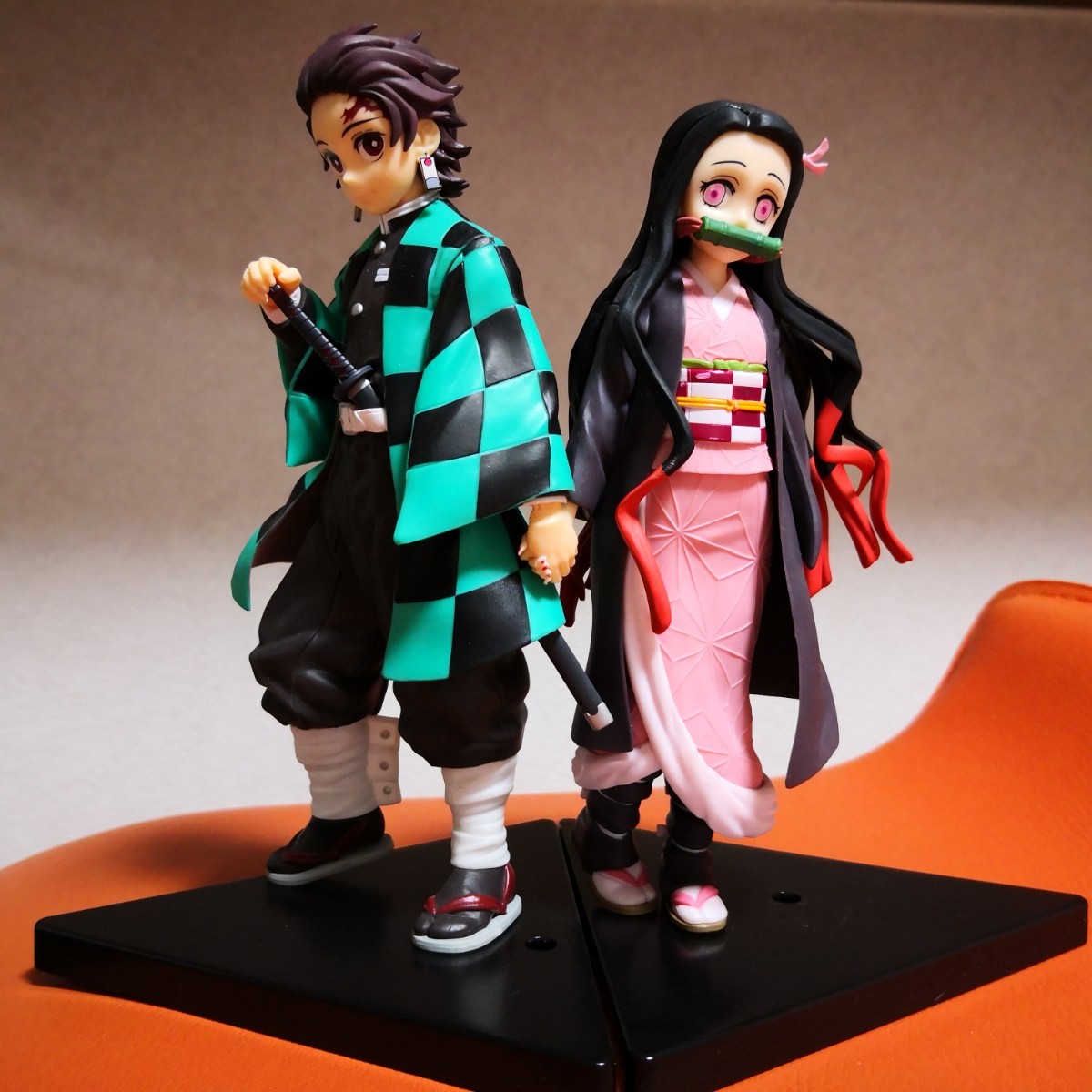 セット】鬼滅の刃 スーパープレミアムフィギュア 竈門禰豆子 兄妹の絆