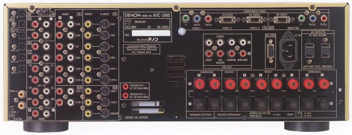 リペア済 ピュアダイレクトモード DENON AVC-2890 リモコン付 DENON