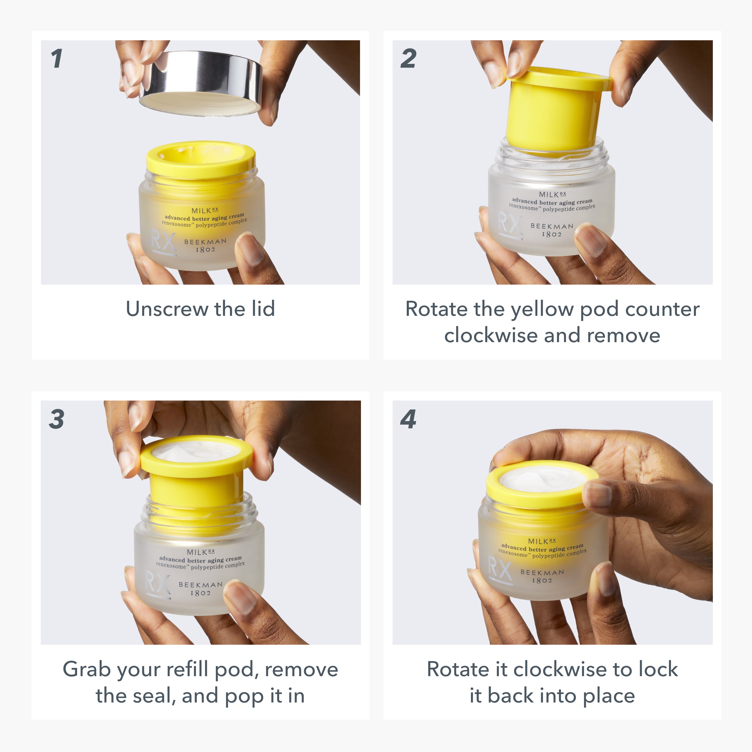 Hydrating Moisturizer for Dry, Sensitive, & Aging Skin | Milk RX