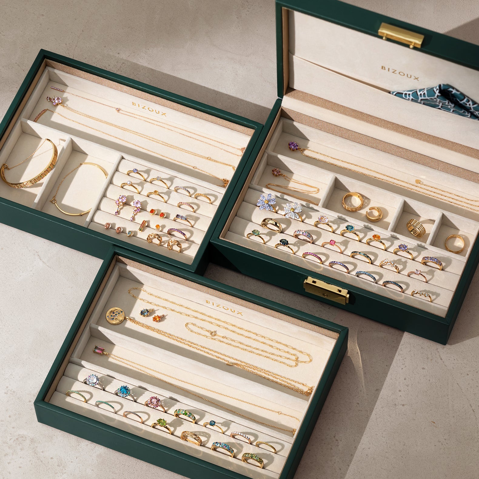 即日発送】ジュエリーボックス(スタッキングトレー)・ビジュティエール