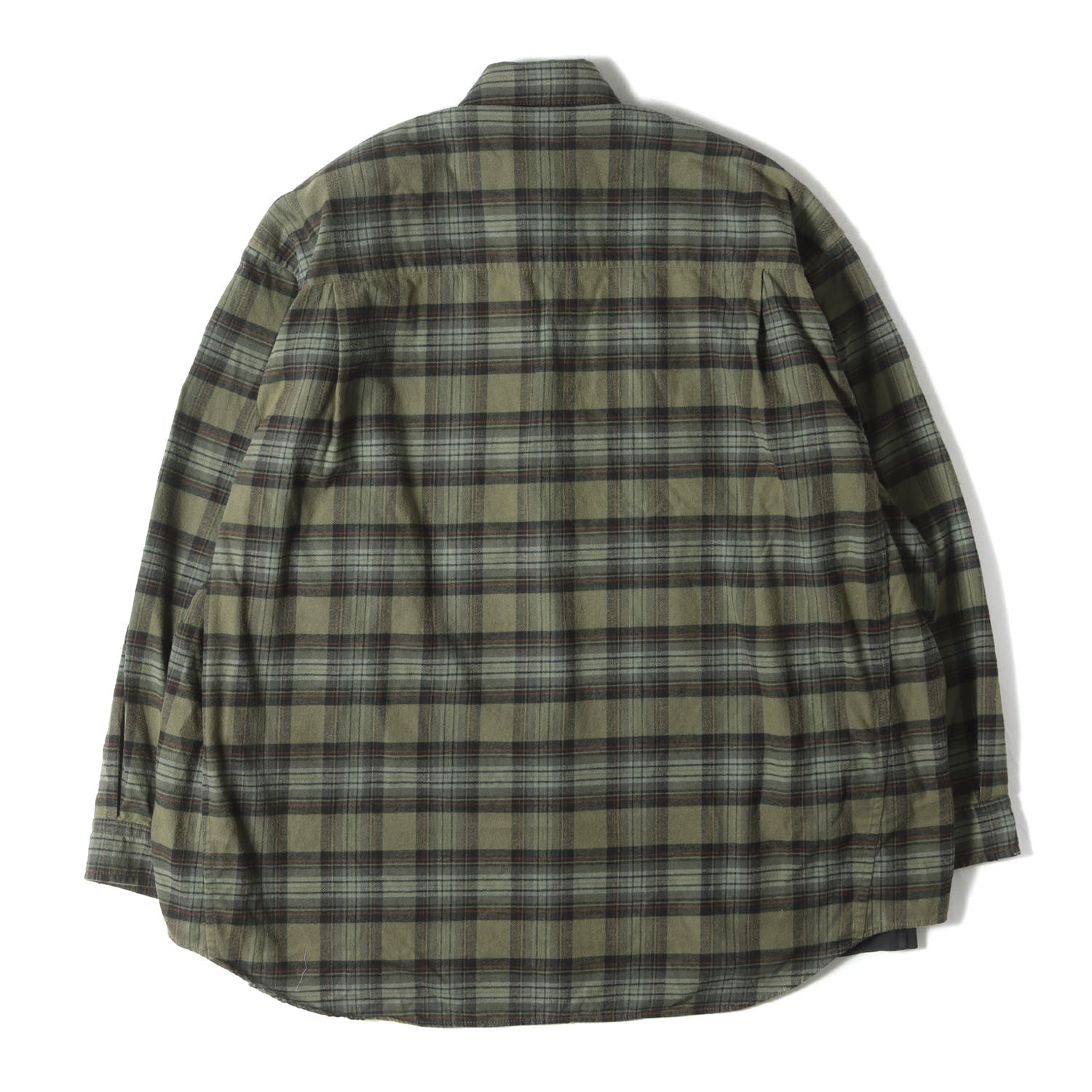 24AW グラフィックTシャツ レイヤード オーバーサイズ チェック