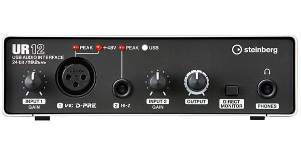 Steinberg UR12 192kHz対応 2イン/2アウト USBオーディオ