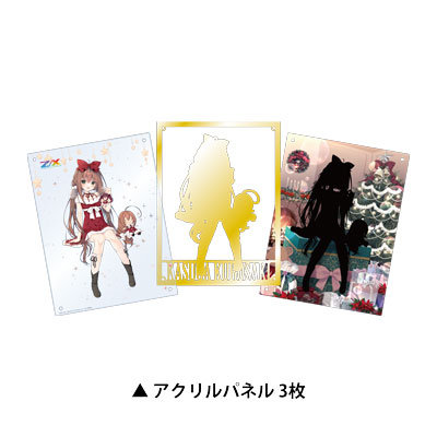 数量限定】Z/X -Zillions of enemy X- 3枚アクリルパネル「黒崎 春日