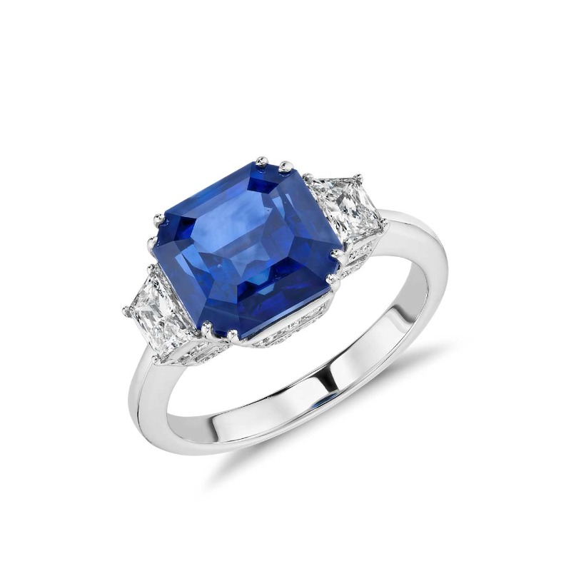 宝石 サファイア 指輪 ダイヤモンド リング Pt850｜ブランド買取なら