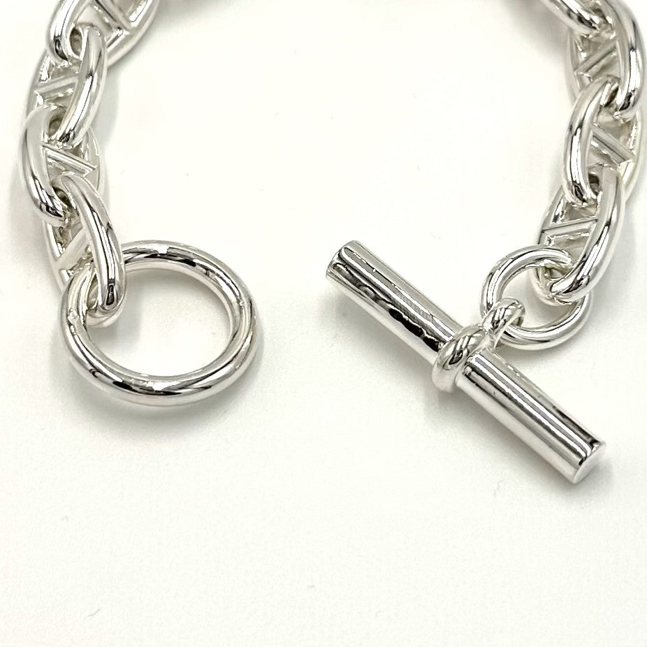 HERMES エルメス シェーヌダンクル ブレスレット GM12コマ – Brandar