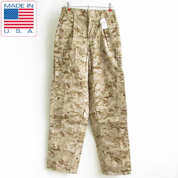 新品/USA製/実物/米軍/USMC/マーパット/デザート カモ/迷彩/パンツ