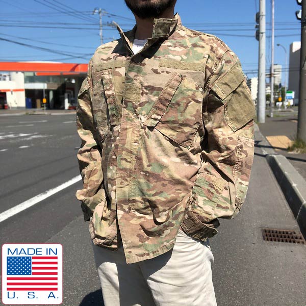 実物/米軍/US ARMY/ACU/マルチカム/ジャケット【M-L】アーミー
