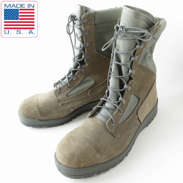 新品 USA製 BELLEVILLE 米軍 スチールトゥ ミリタリーブーツ 11W 幅広
