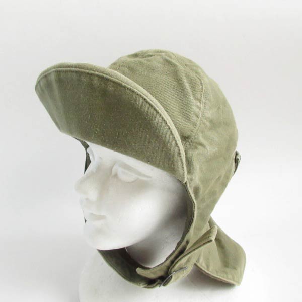 40s-50s USA製 実物 米軍 US NAVY N-1 デッキキャップ 7-1/2 大きい