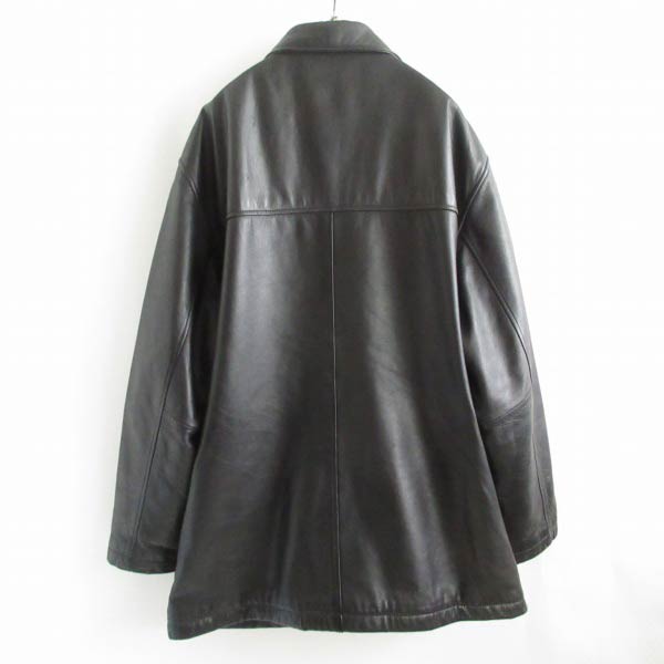 DOCKERS ドッカーズ Tバック カウレザー カーコート 黒 L レザー